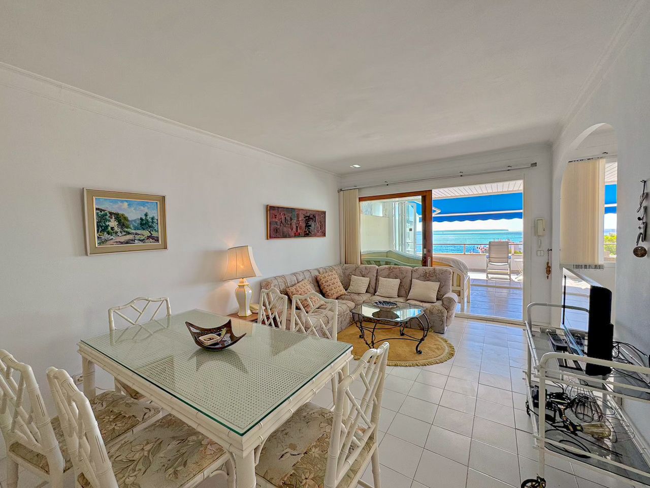 Apartamento en primera línea con vistas espectaculares al mar en Illetes