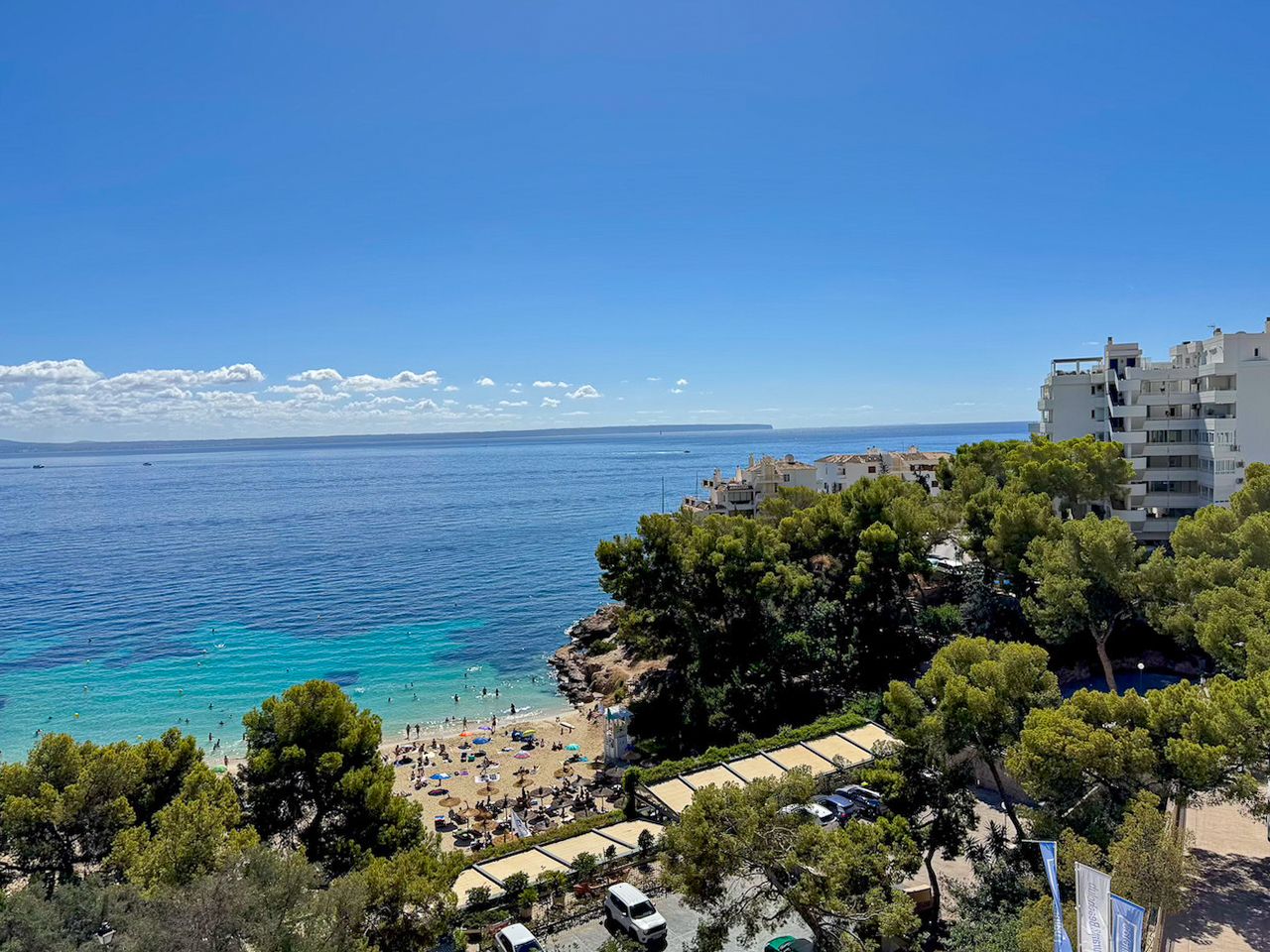 Apartamento en primera línea con vistas espectaculares al mar en Illetes