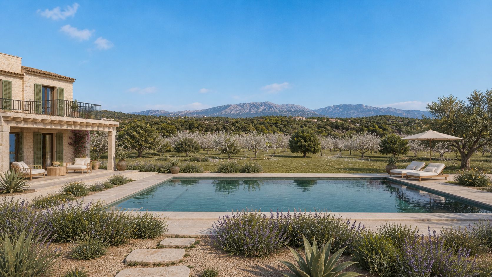 Finca de ensueño única con vistas al mar y proyecto aprobado – comience hoy mismo!