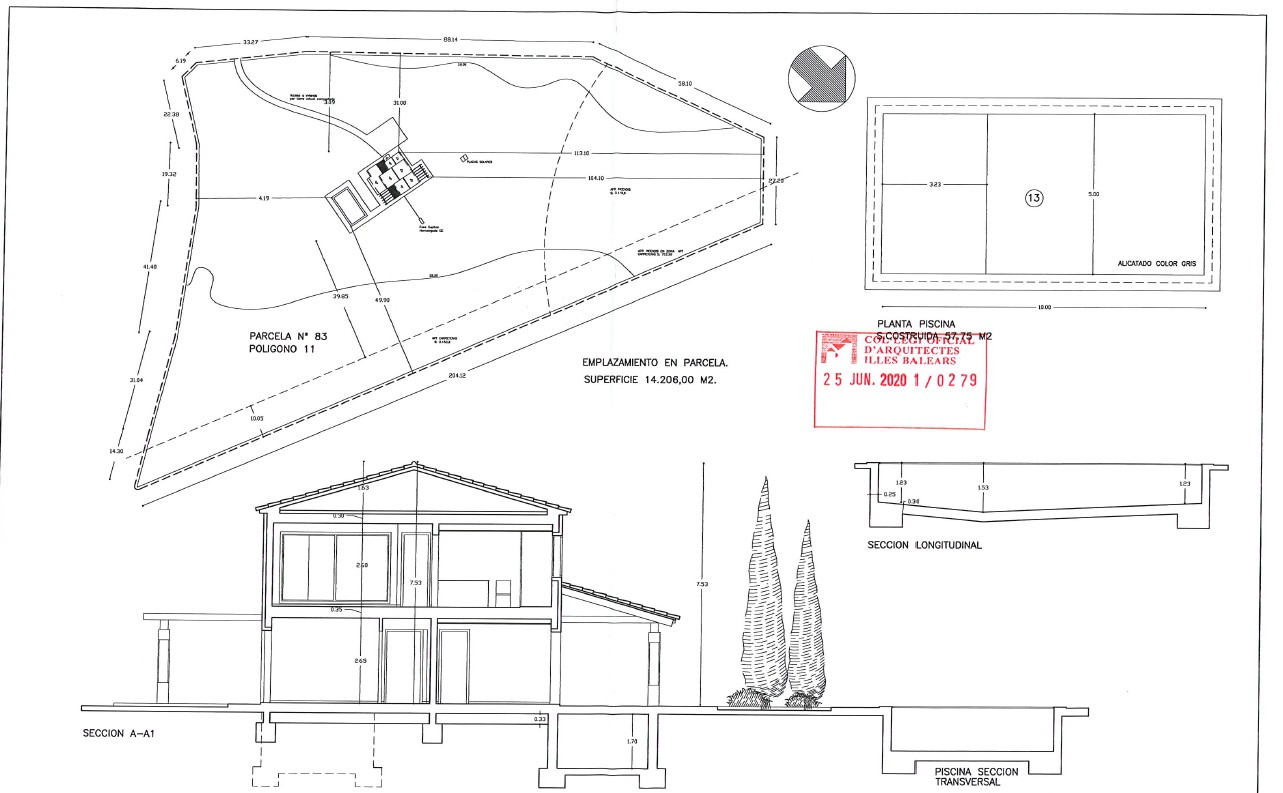 Finca de ensueño única con vistas al mar y proyecto aprobado – comience hoy mismo!