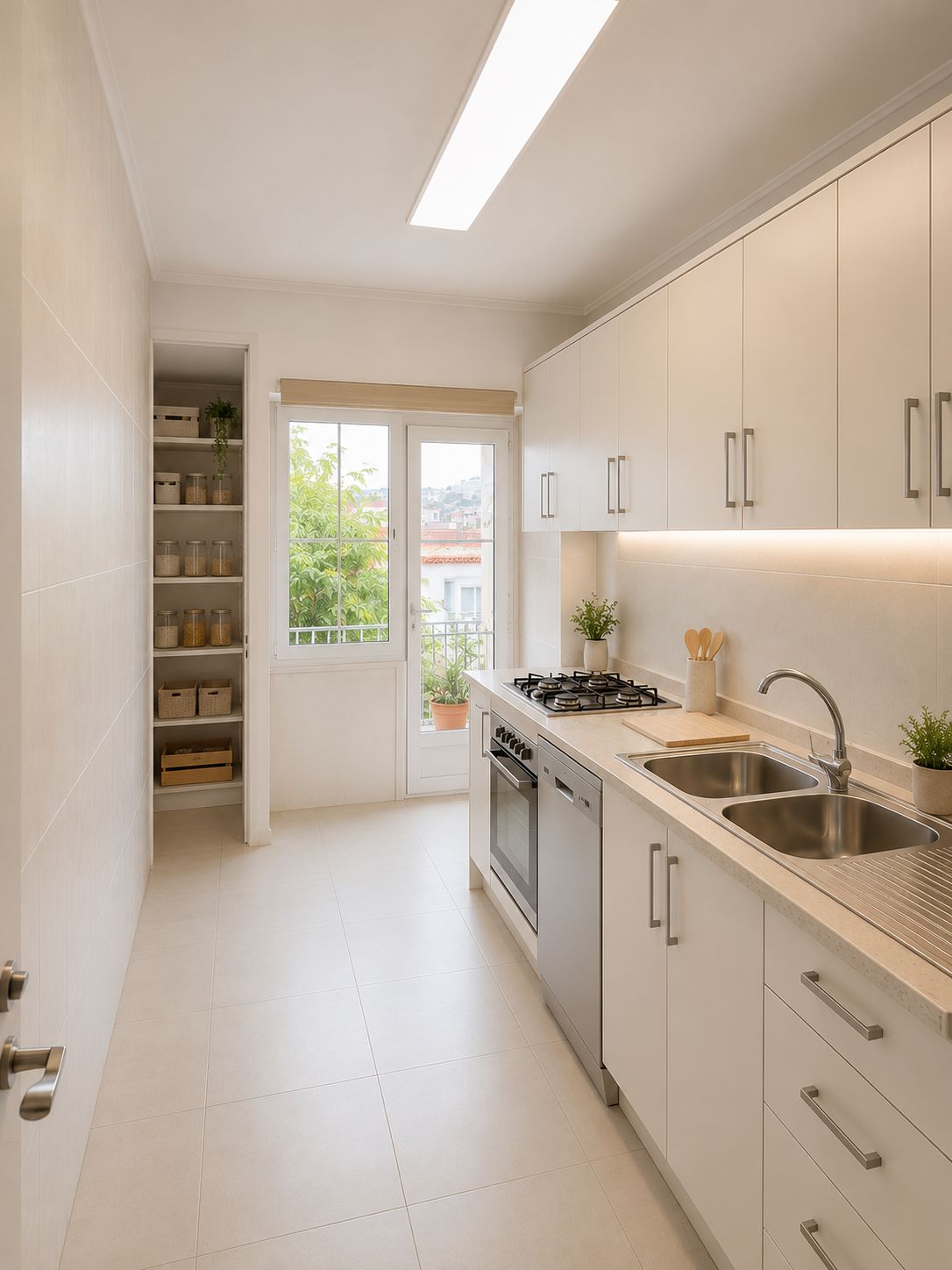 Piso con terraza y vistas al mar para actualizar