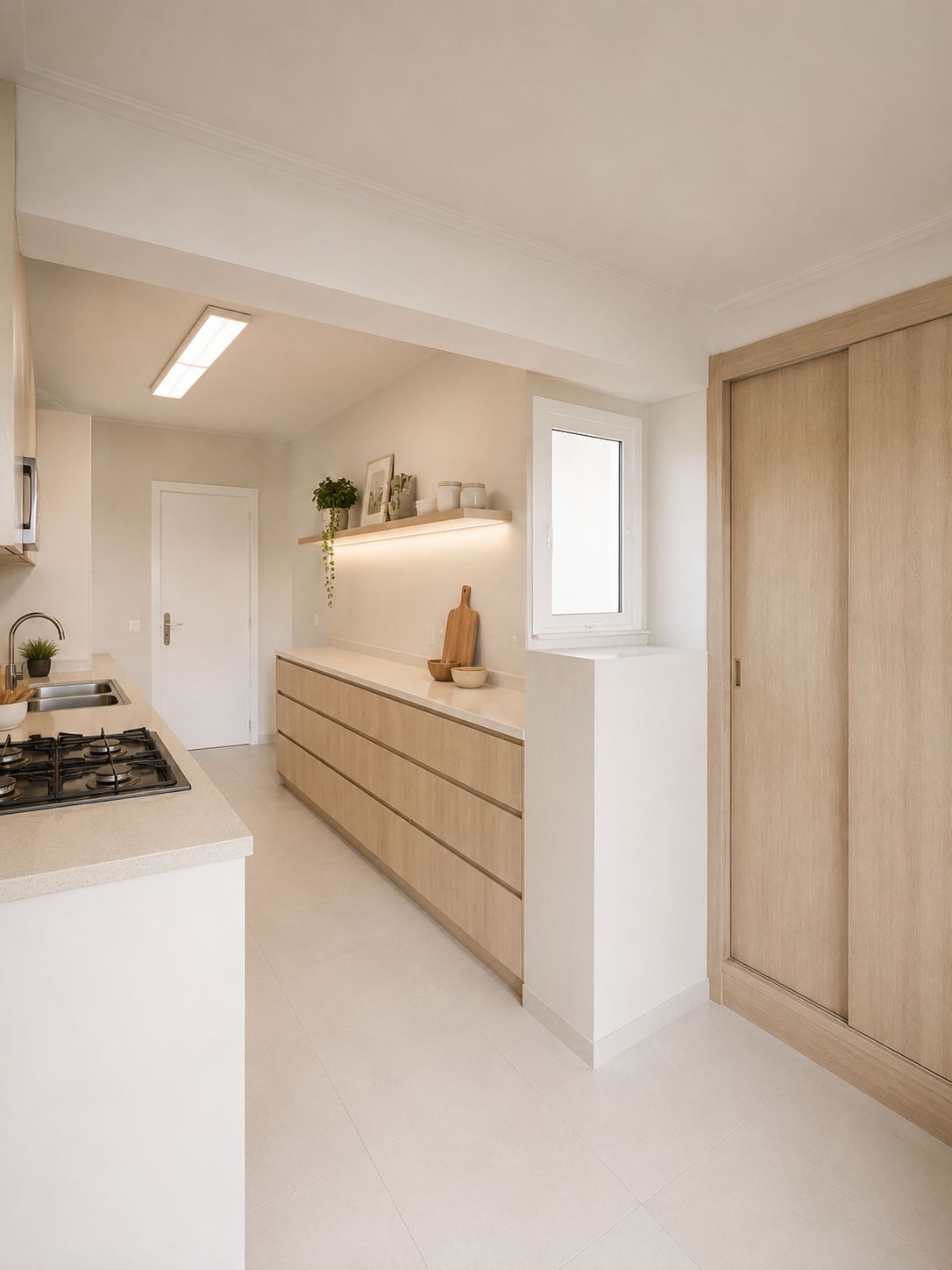 Piso con terraza y vistas al mar para actualizar
