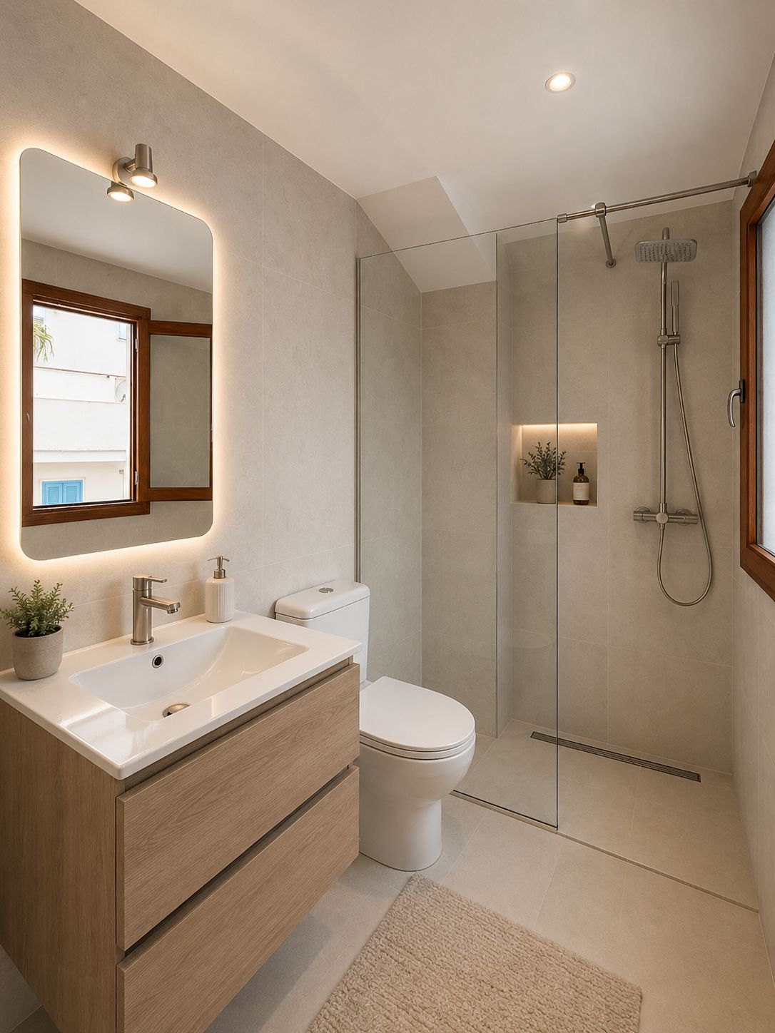 Piso con terraza y vistas al mar para actualizar