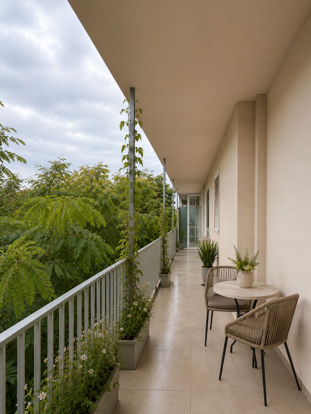 Piso con terraza y vistas al mar para actualizar