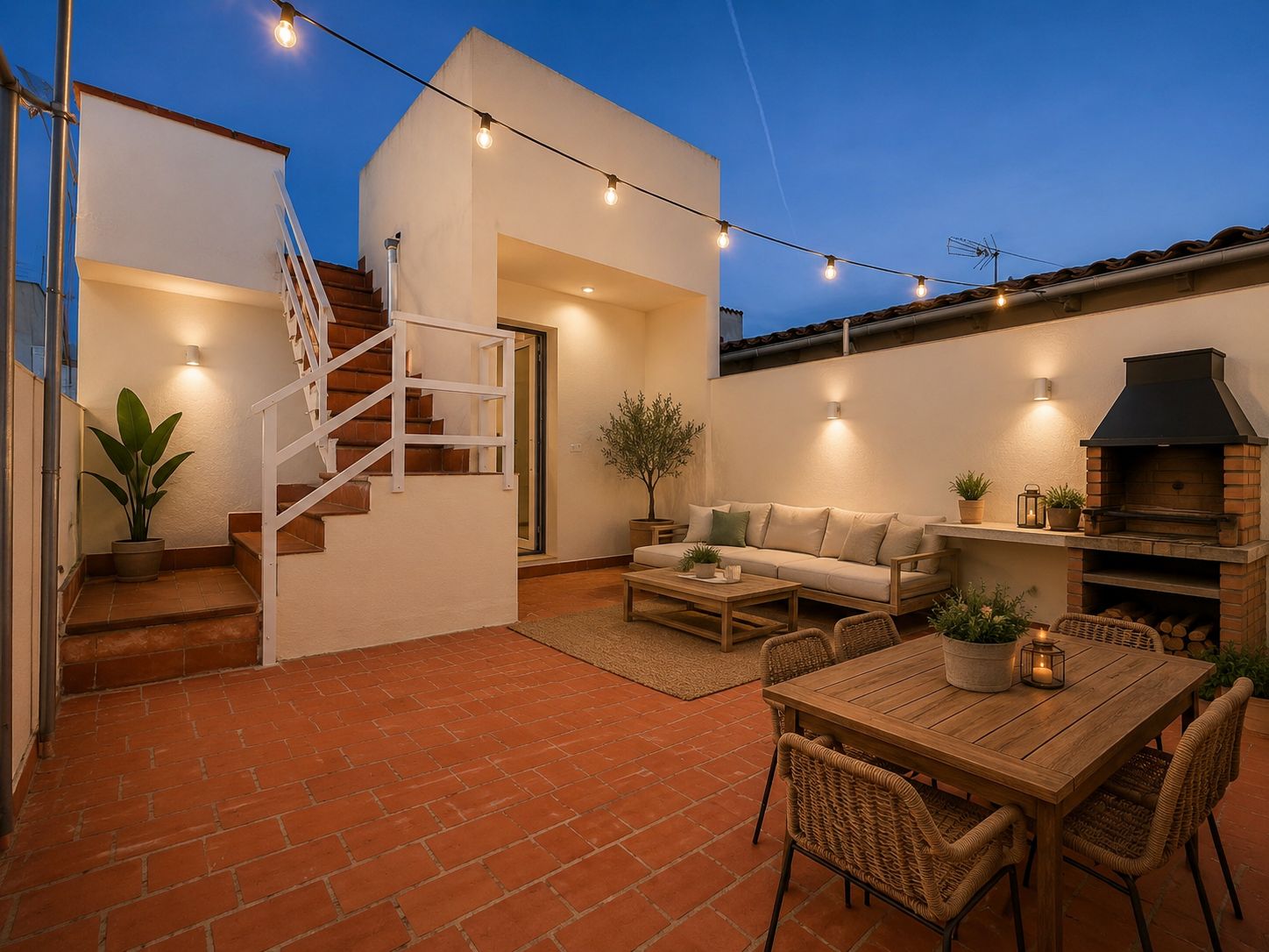 Casa para actualizar cerca del mar con parking y terrazas .