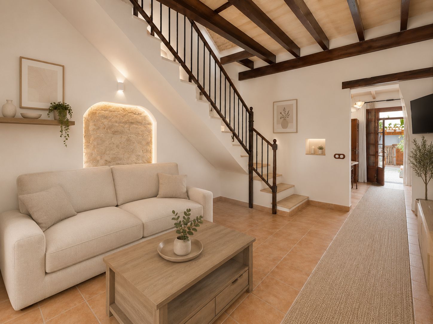Traditional and exclusive village house with terrace and patio in the heart of Petra.