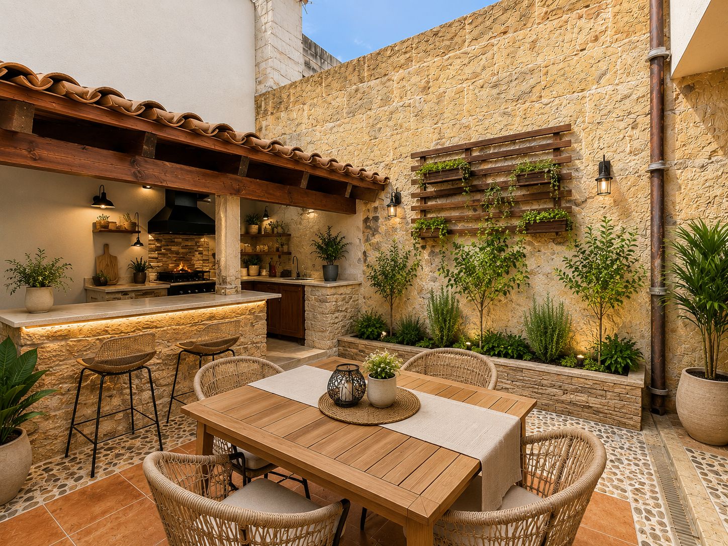 Traditional and exclusive village house with terrace and patio in the heart of Petra.
