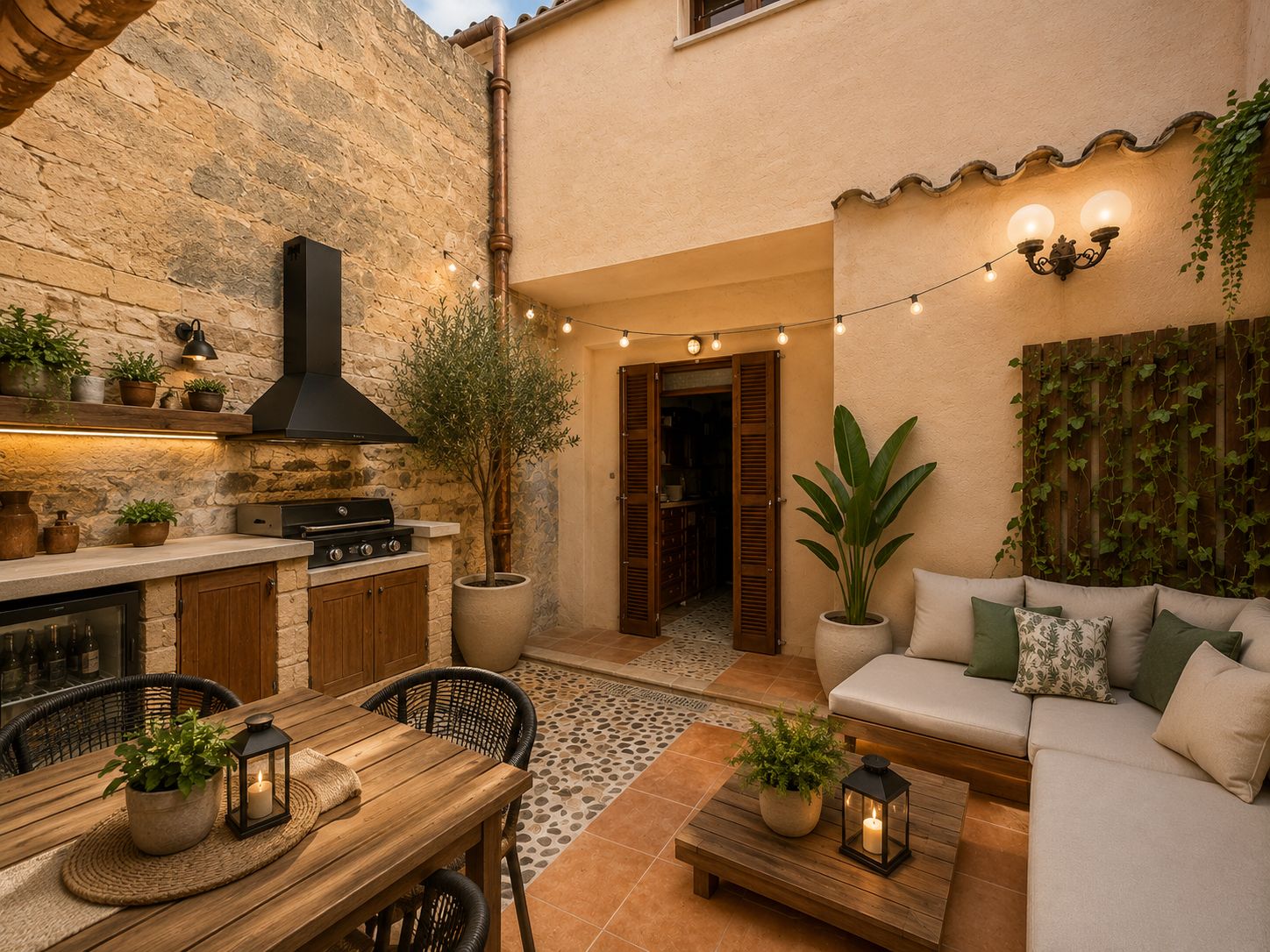 Traditional and exclusive village house with terrace and patio in the heart of Petra.