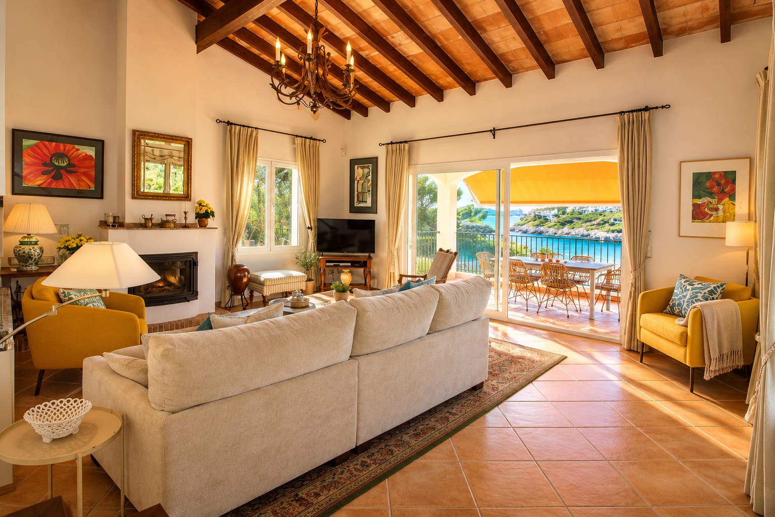 Impresionante Villa sobre Acantilado con Vistas Ininterrumpidas al Mediterráneo, Mallorca.