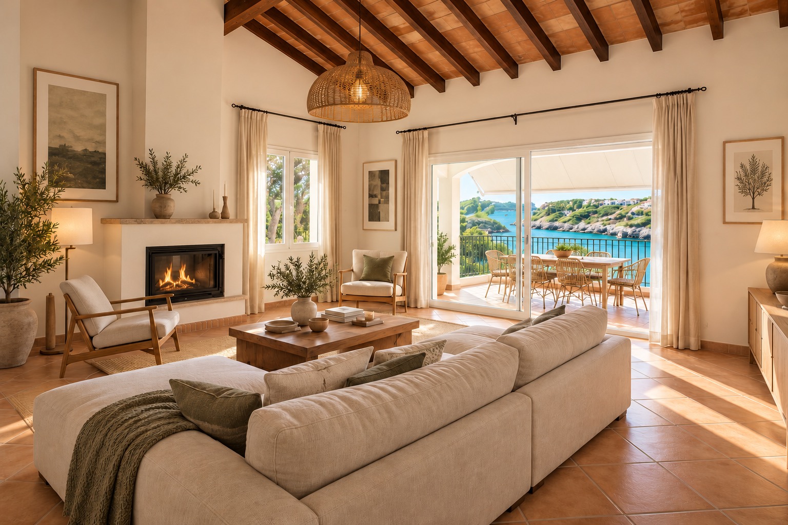 Impresionante Villa sobre Acantilado con Vistas Ininterrumpidas al Mediterráneo, Mallorca.