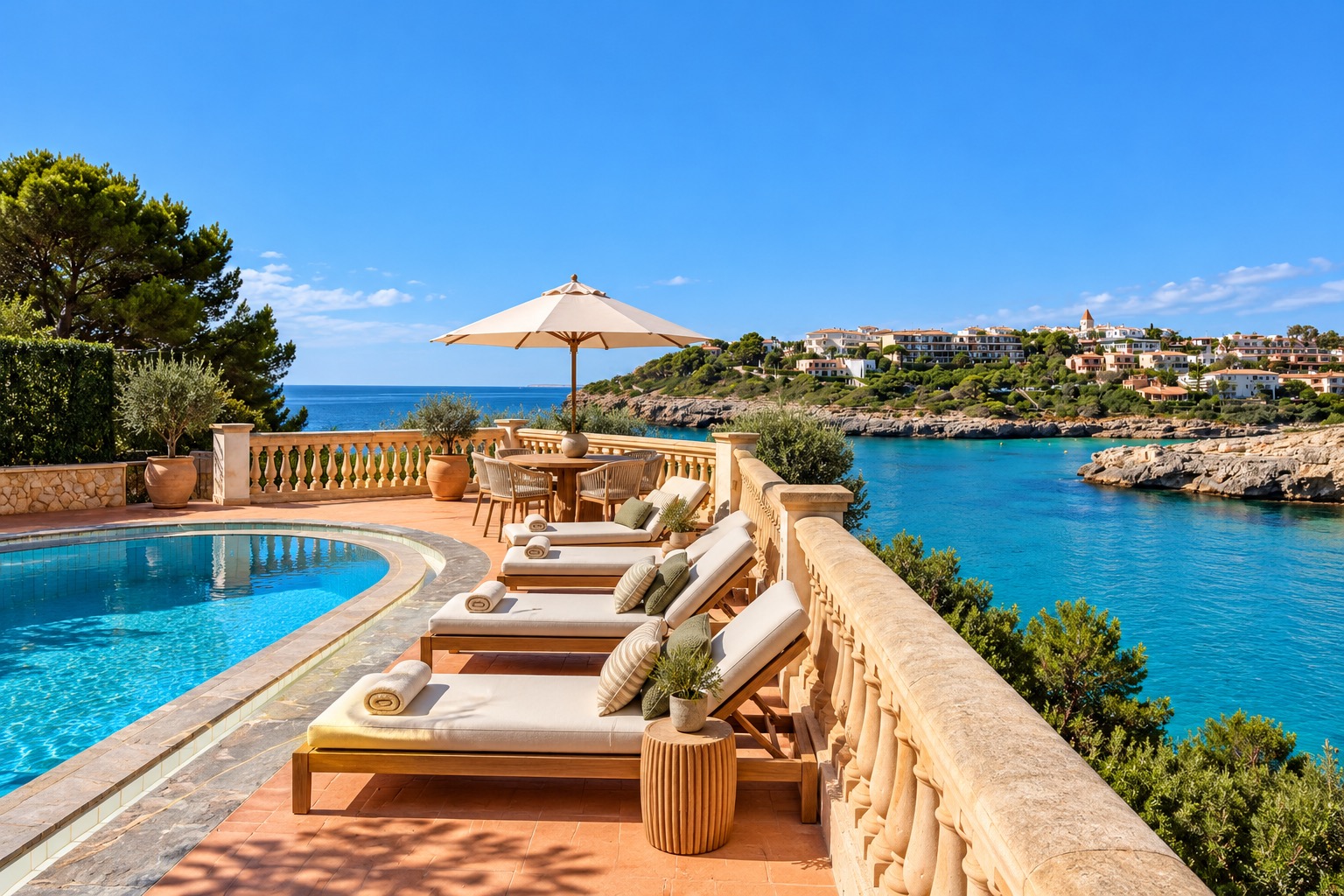 Impresionante Villa sobre Acantilado con Vistas Ininterrumpidas al Mediterráneo, Mallorca.