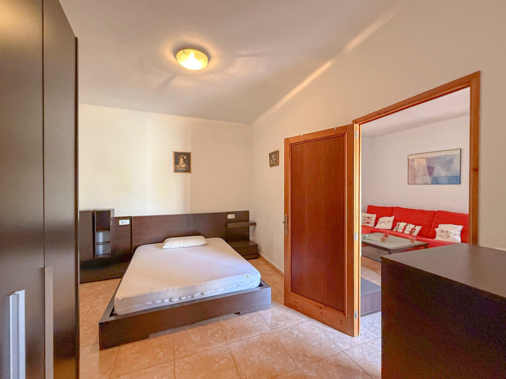 Spacious Duplex House in Llubí with Patio, Garage, and Potential for Upgrades
