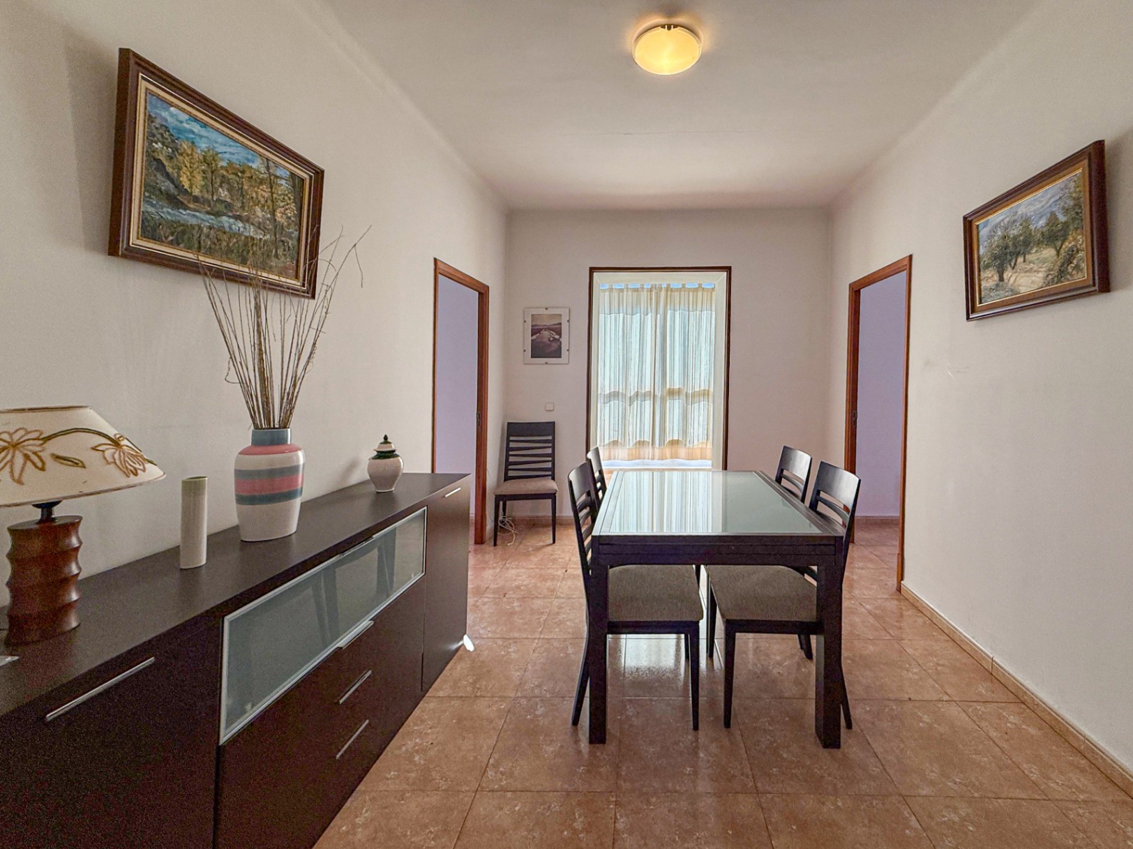 Spacious Duplex House in Llubí with Patio, Garage, and Potential for Upgrades
