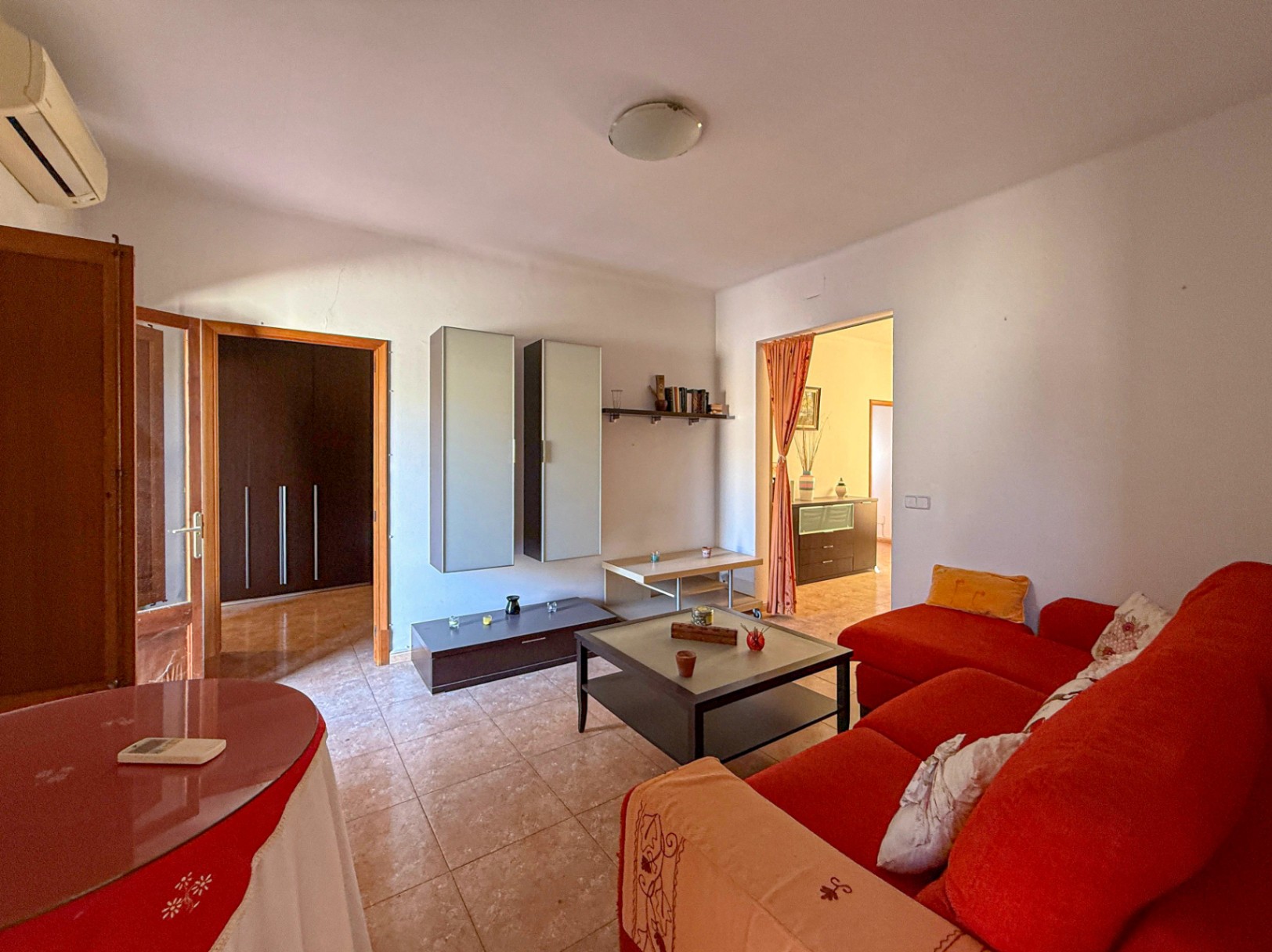 Spacious Duplex House in Llubí with Patio, Garage, and Potential for Upgrades