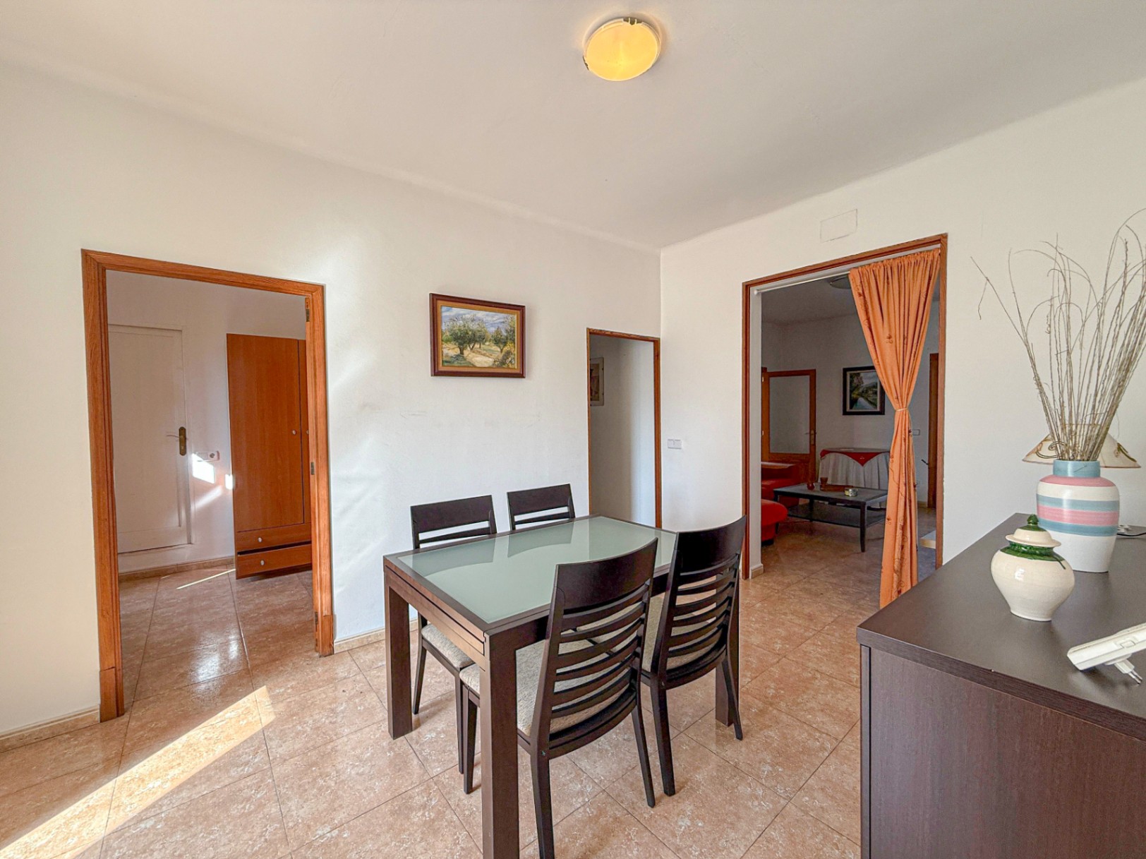 Spacious Duplex House in Llubí with Patio, Garage, and Potential for Upgrades