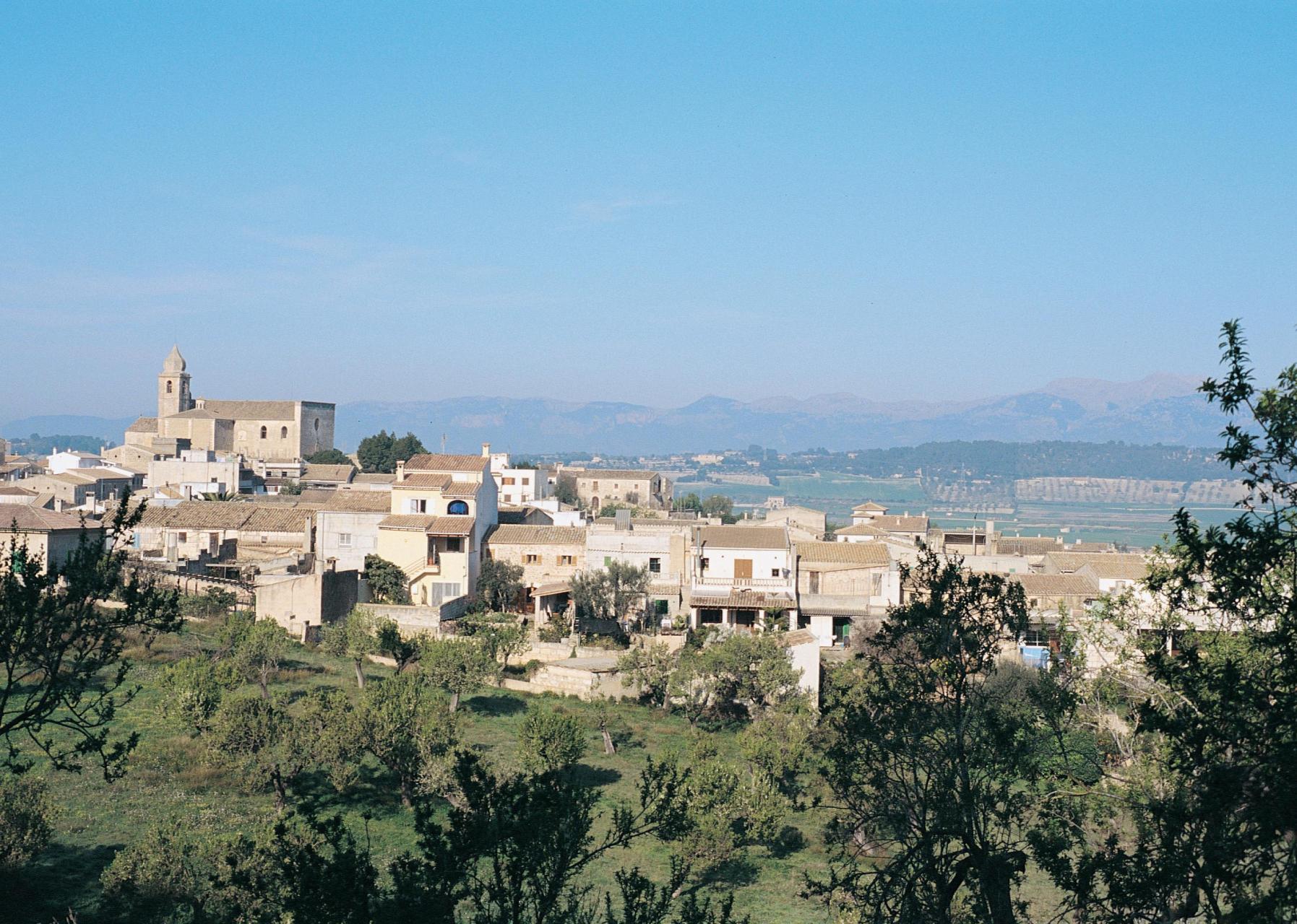 Moderna casa de pueblo con piscina en Maria de la Salut